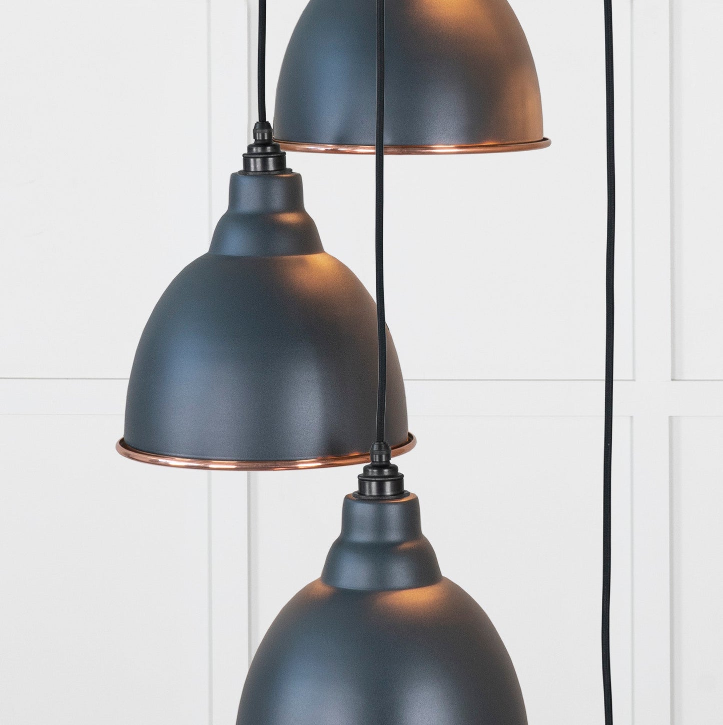From The Anvil Smooth Copper Brindley Cluster Pendant