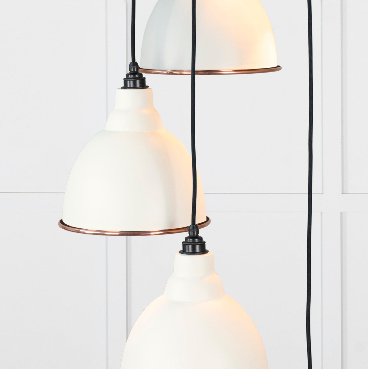 From The Anvil Smooth Copper Brindley Cluster Pendant