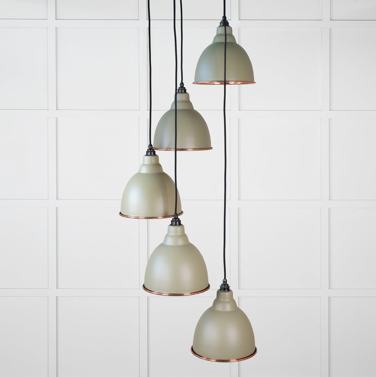 From The Anvil Smooth Copper Brindley Cluster Pendant