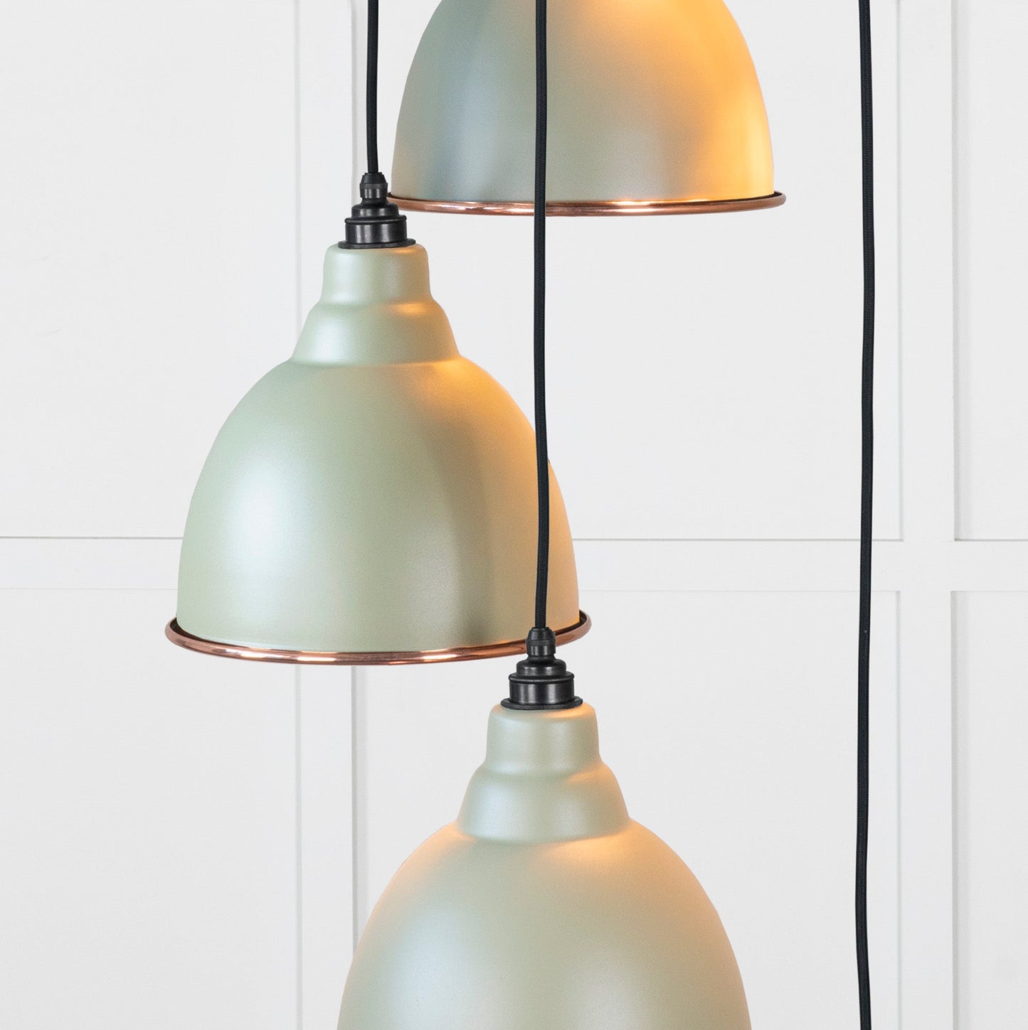 From The Anvil Hammered Copper Brindley Cluster Pendant