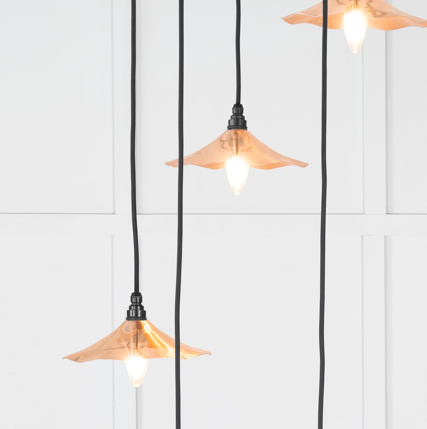 From The Anvil Smooth Copper Flora Cluster Pendant