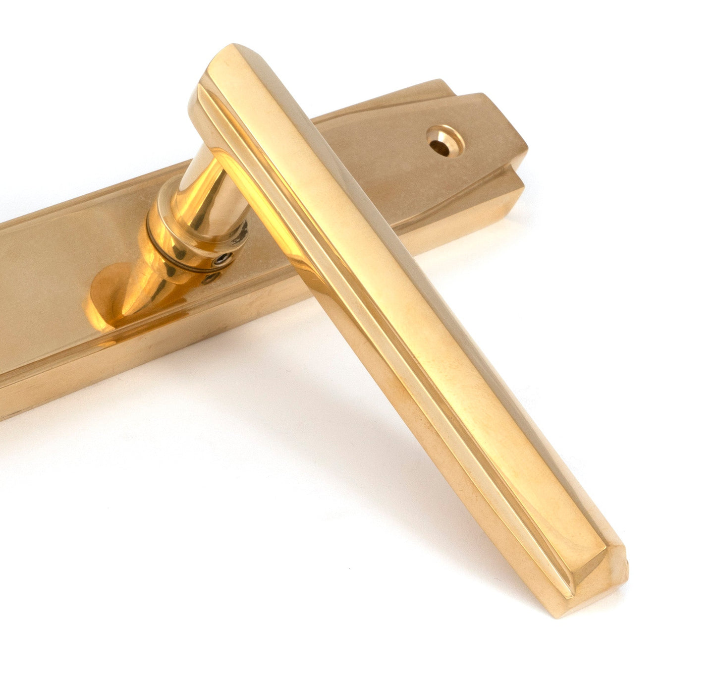 From The Anvil Art Deco Slimline Lever Espag. Lock Set