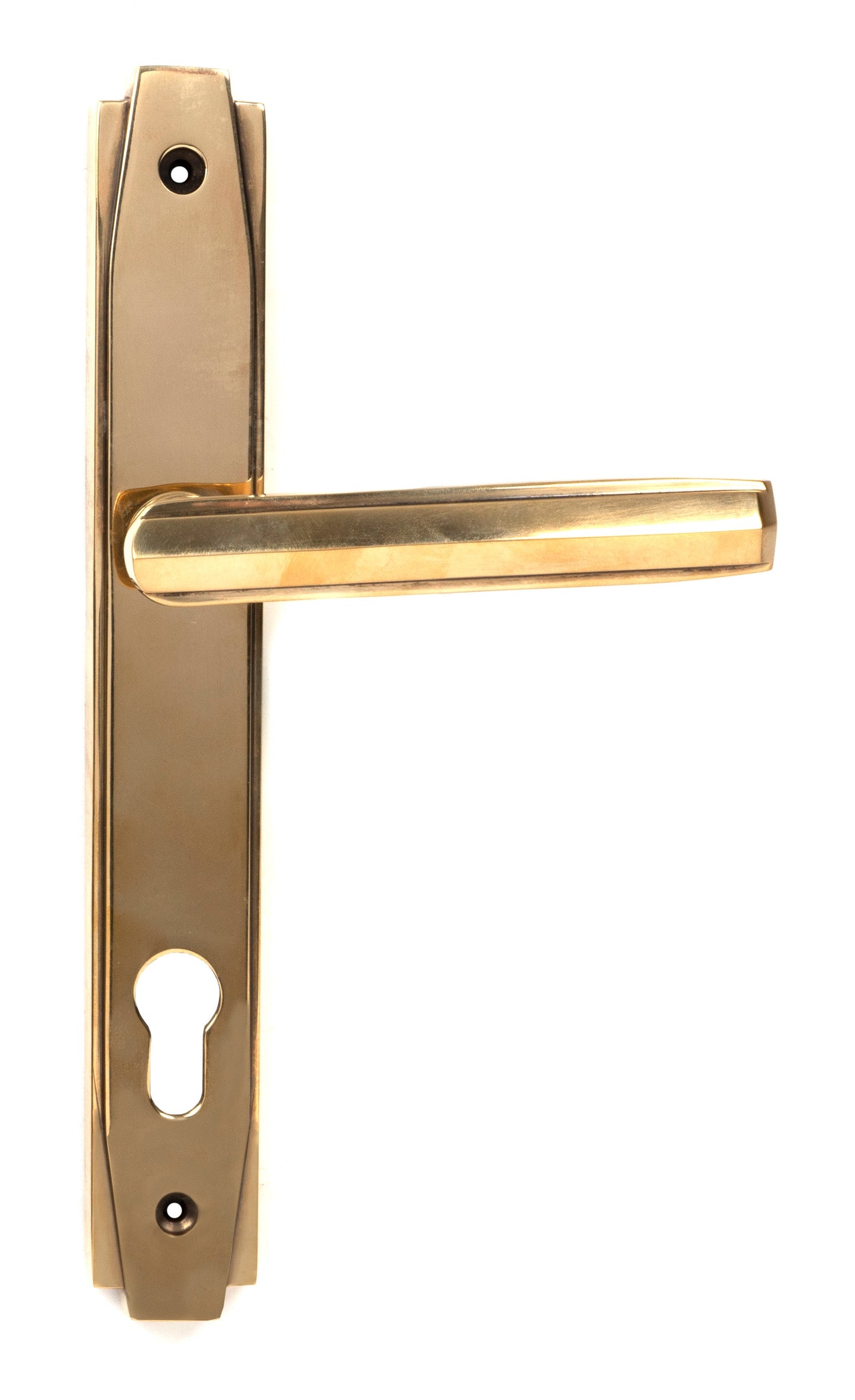 From The Anvil Art Deco Slimline Lever Espag. Lock Set