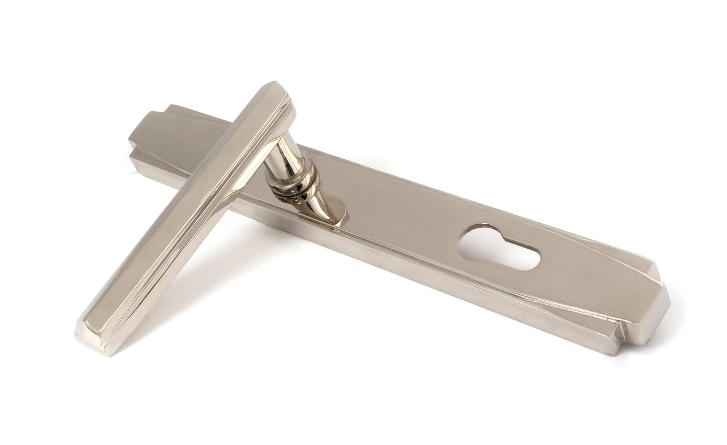 From The Anvil Art Deco Slimline Lever Espag. Lock Set