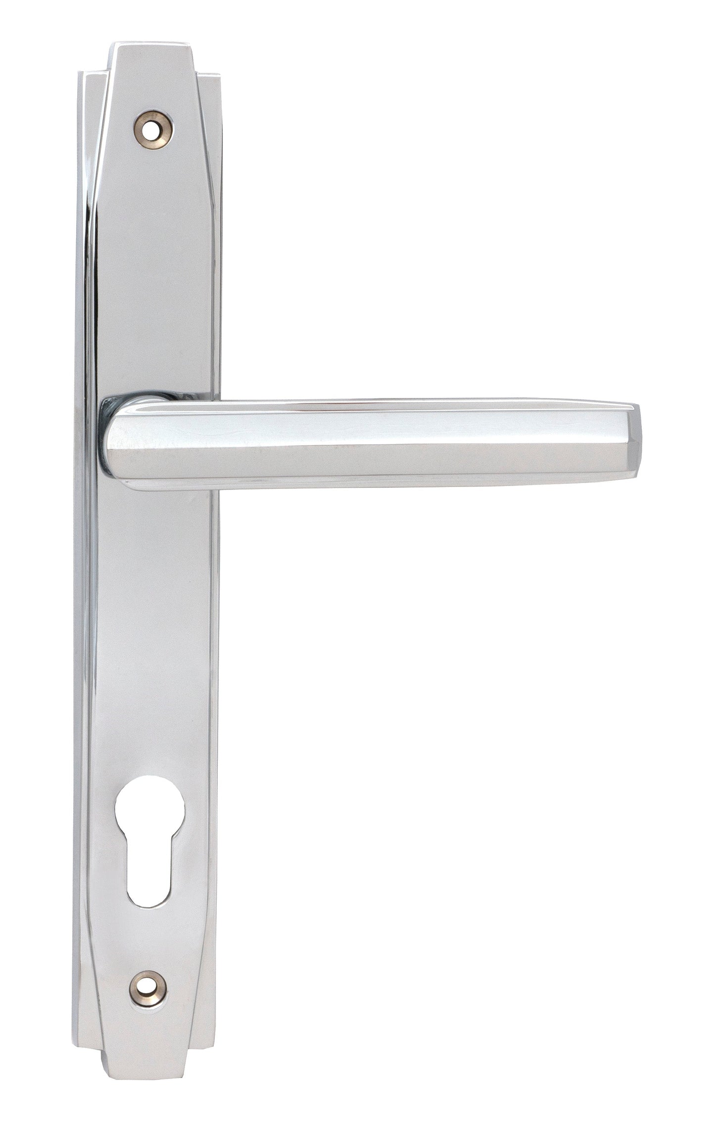From The Anvil Art Deco Slimline Lever Espag. Lock Set
