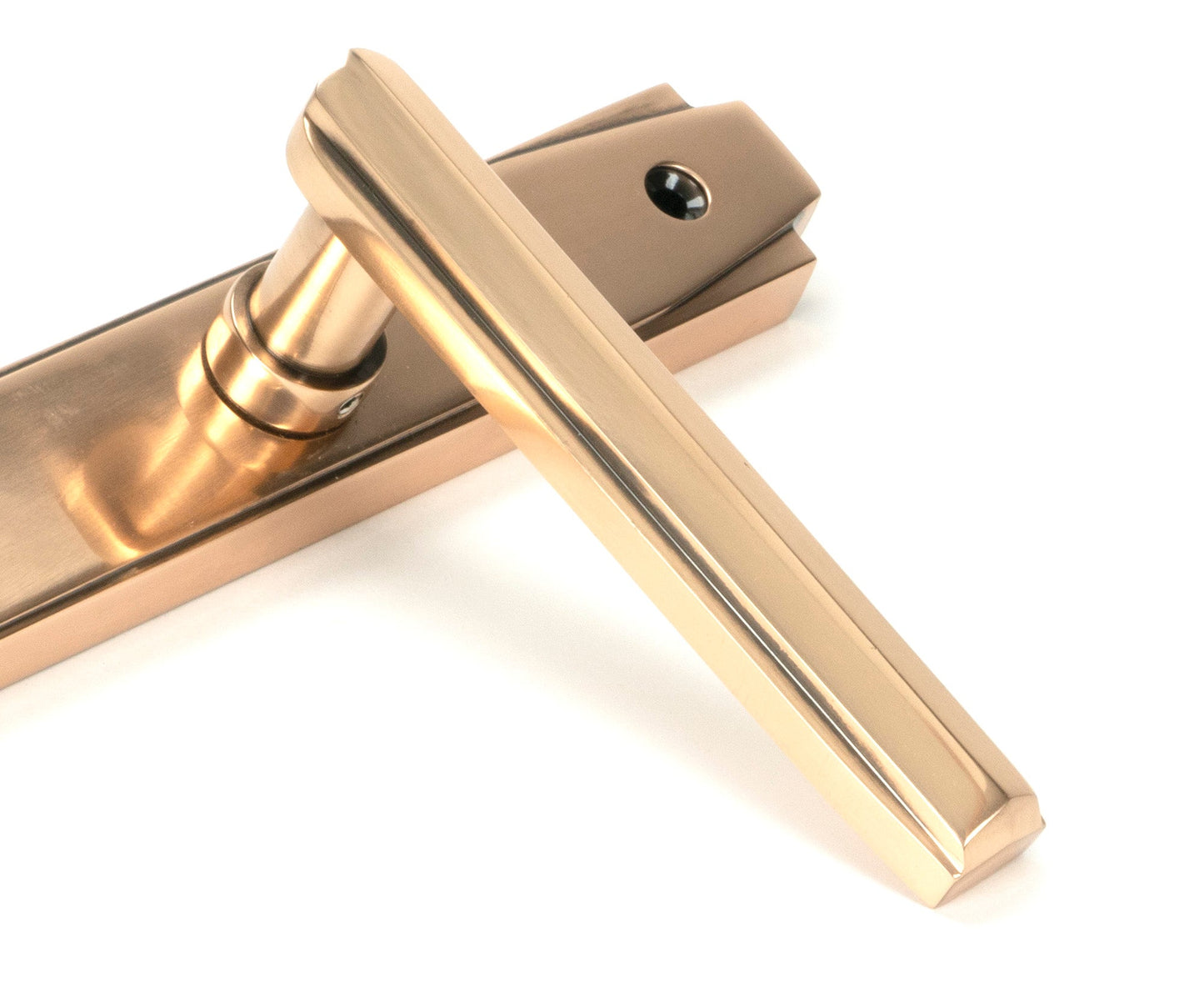 From The Anvil Art Deco Slimline Lever Espag. Lock Set