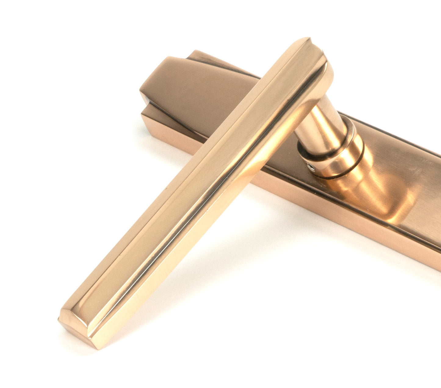From The Anvil Art Deco Slimline Lever Espag. Lock Set