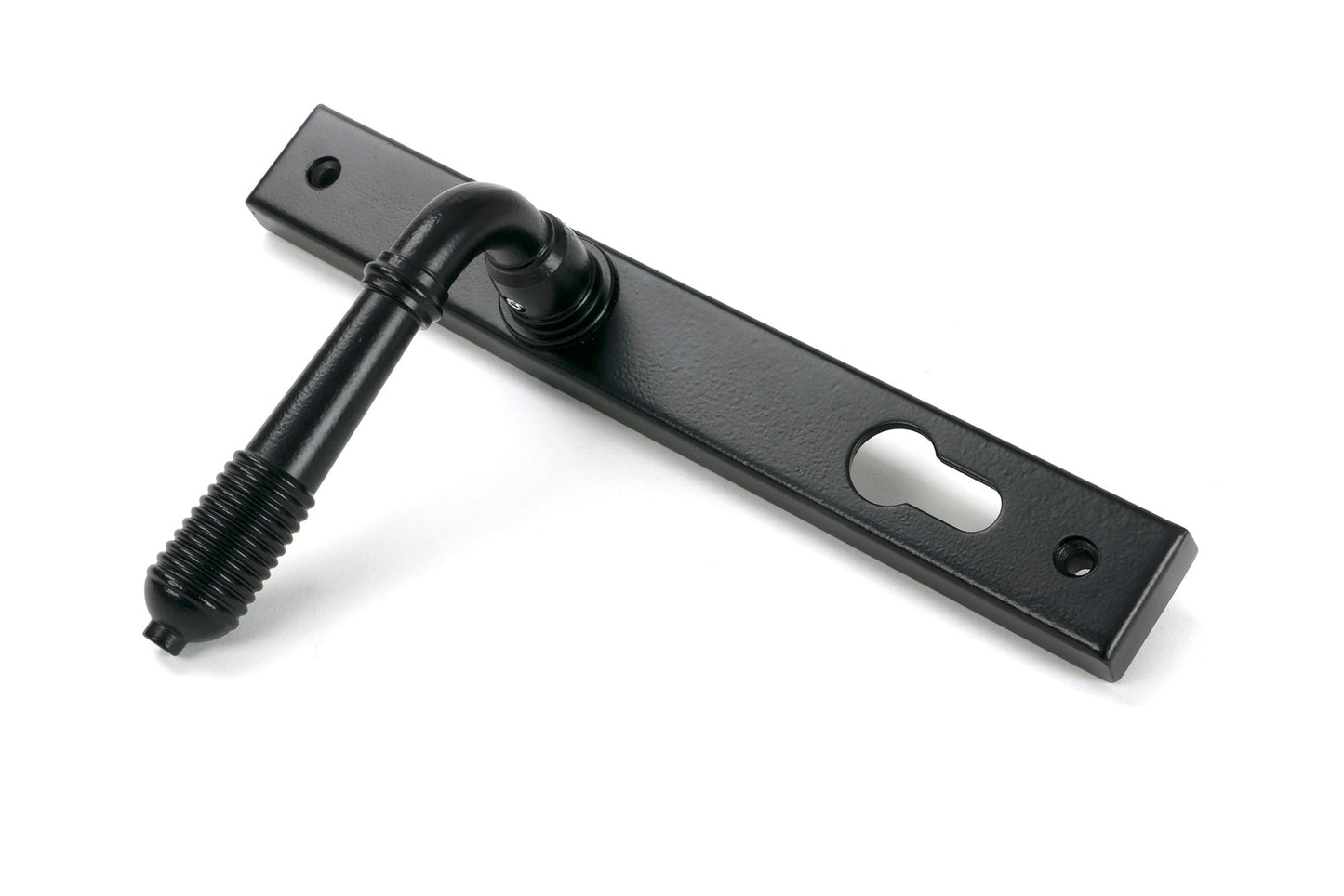 From The Anvil Reeded Slimline Lever Espag. Lock Set
