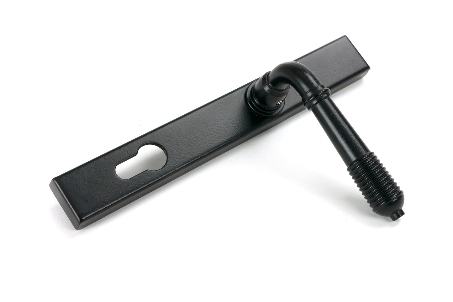 From The Anvil Reeded Slimline Lever Espag. Lock Set