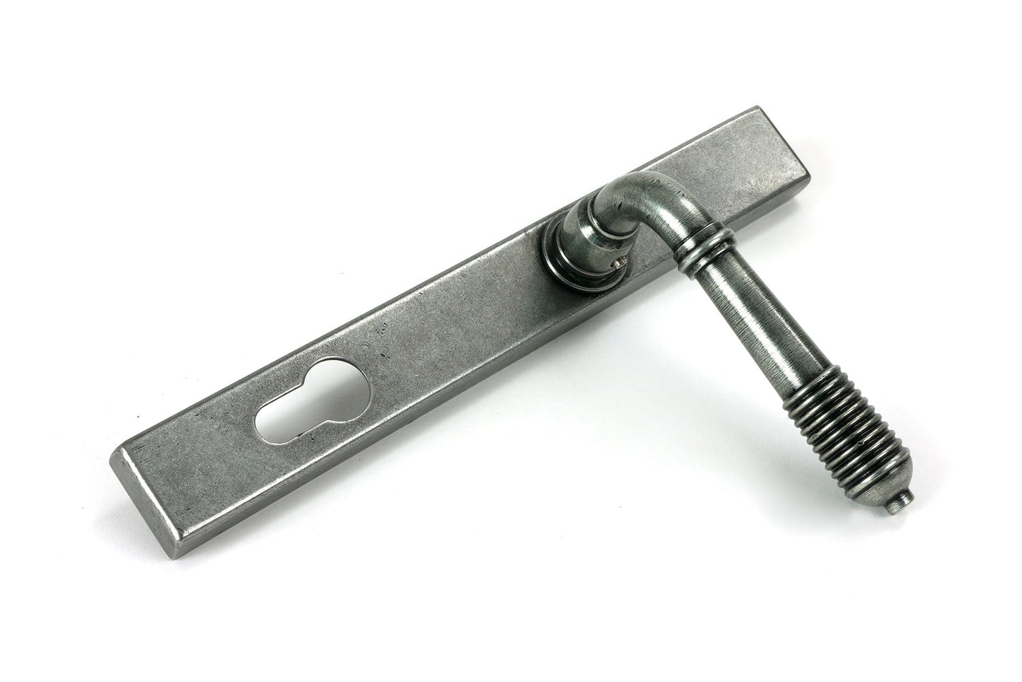 From The Anvil Reeded Slimline Lever Espag. Lock Set