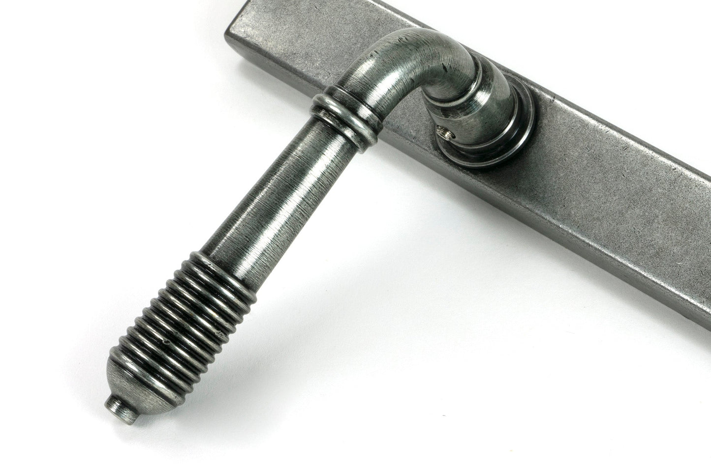 From The Anvil Reeded Slimline Lever Espag. Lock Set