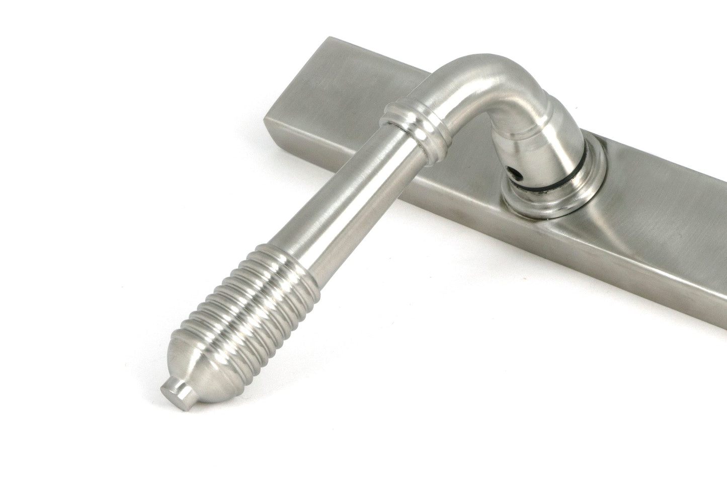 From The Anvil Reeded Slimline Lever Espag. Lock Set