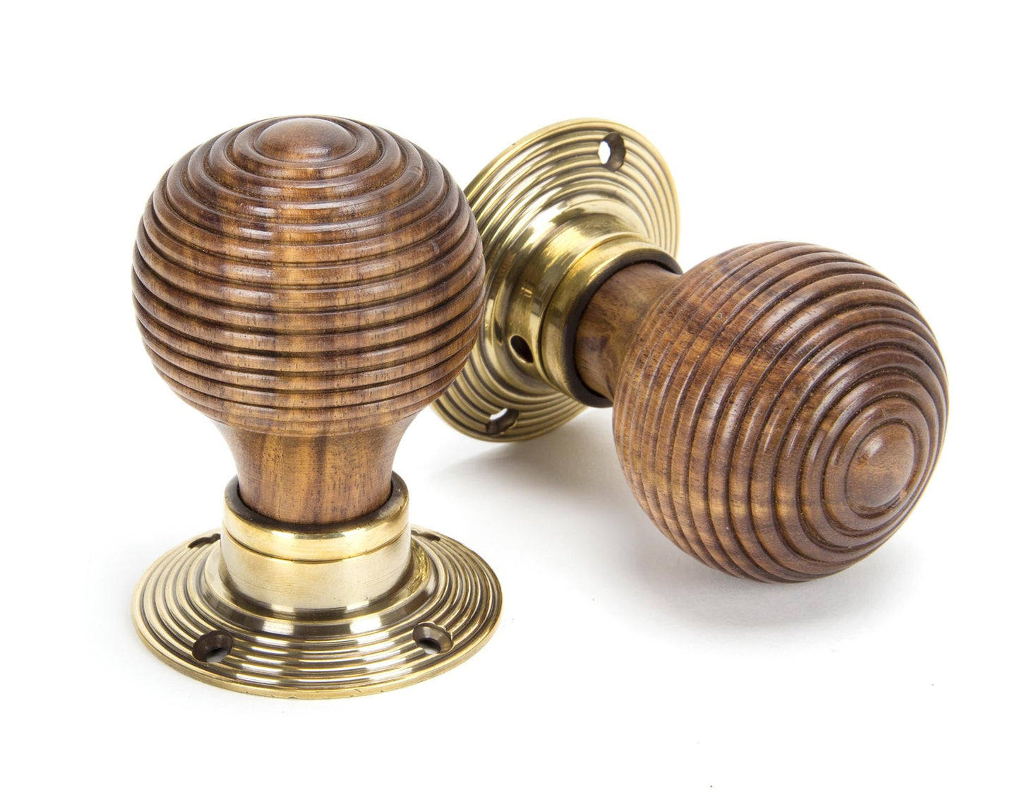 From The Anvil Wooden Beehive Mortice/Rim Knob Set