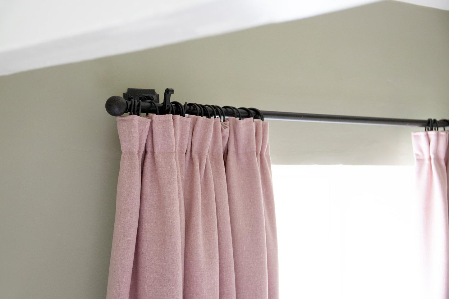 From The Anvil Ball Curtain Finial (Pair)