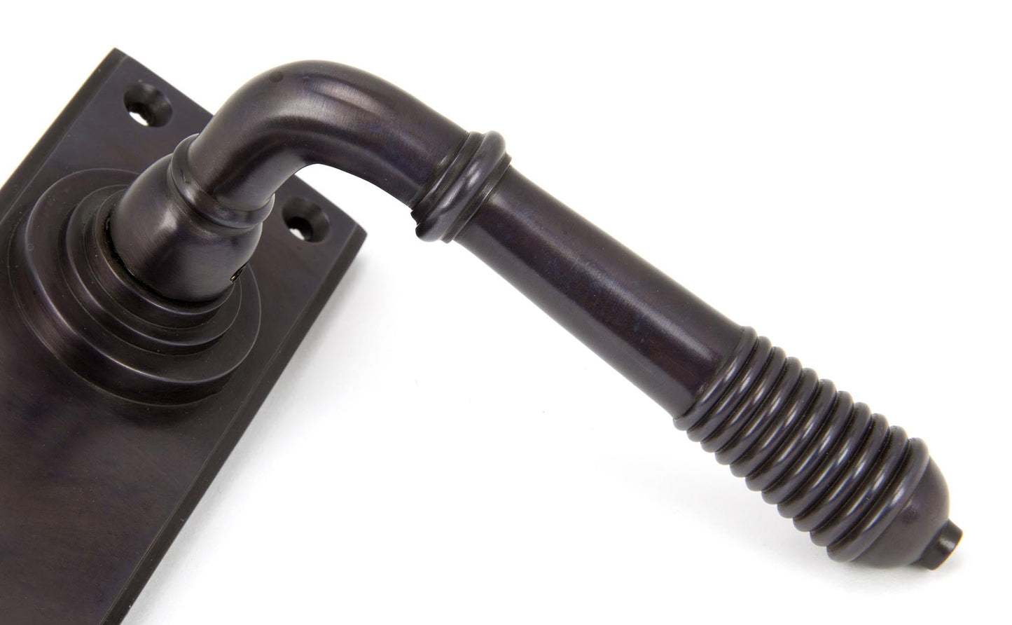 From The Anvil Reeded Lever Lock Set