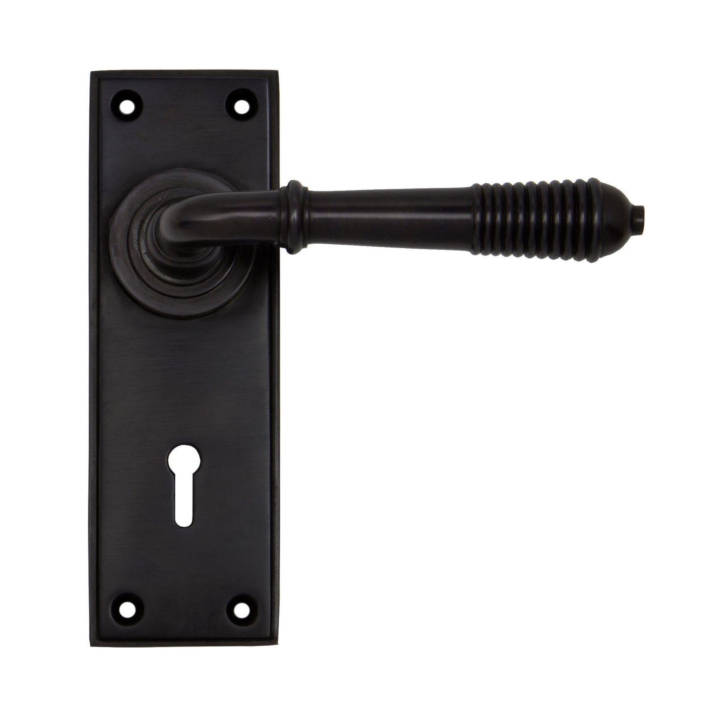 From The Anvil Reeded Lever Lock Set
