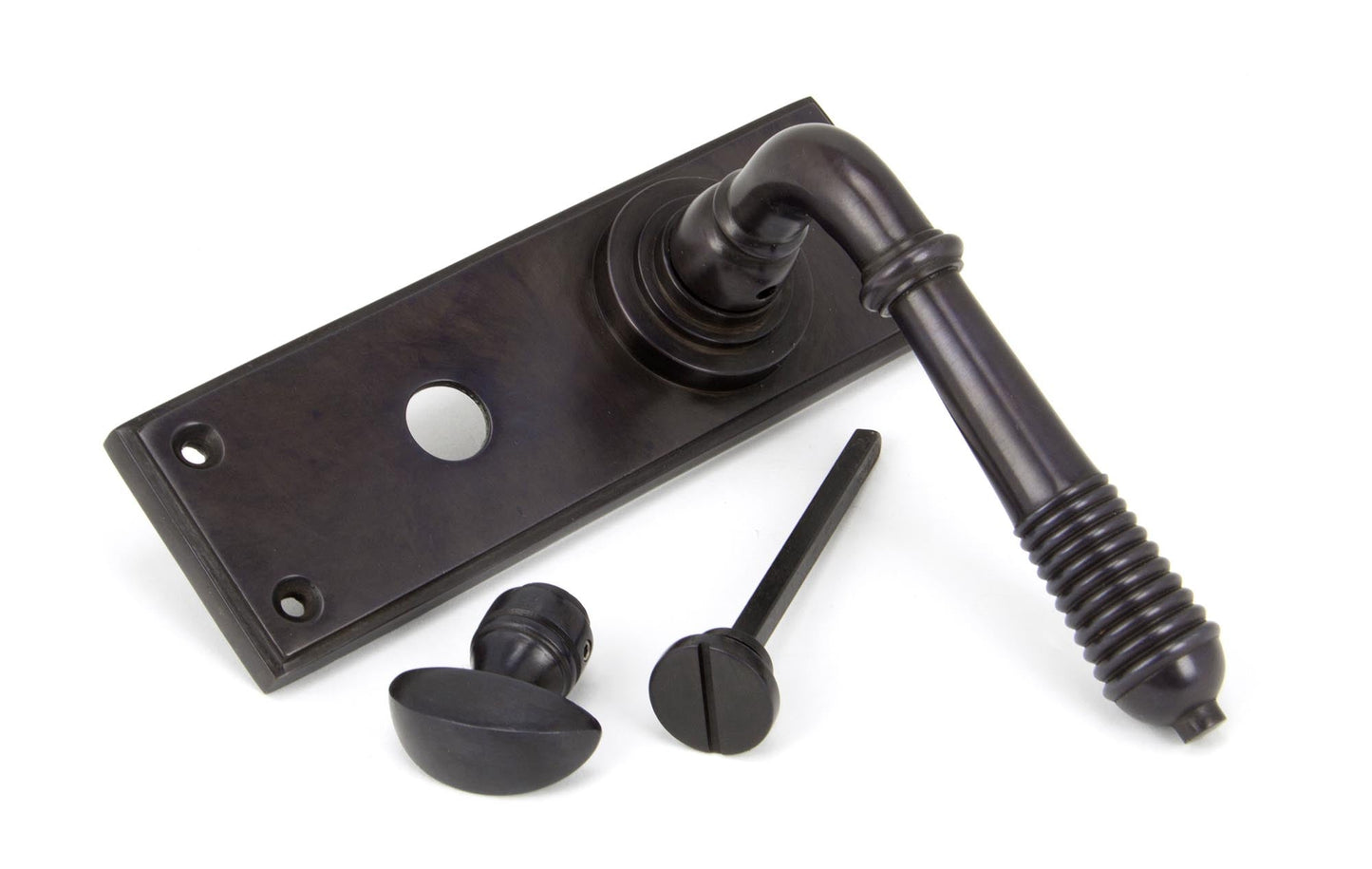 From The Anvil Reeded Lever Bathroom Set