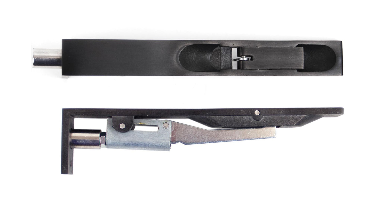 From The Anvil Black Pvd Stainless Steel 6" Flush Bolt