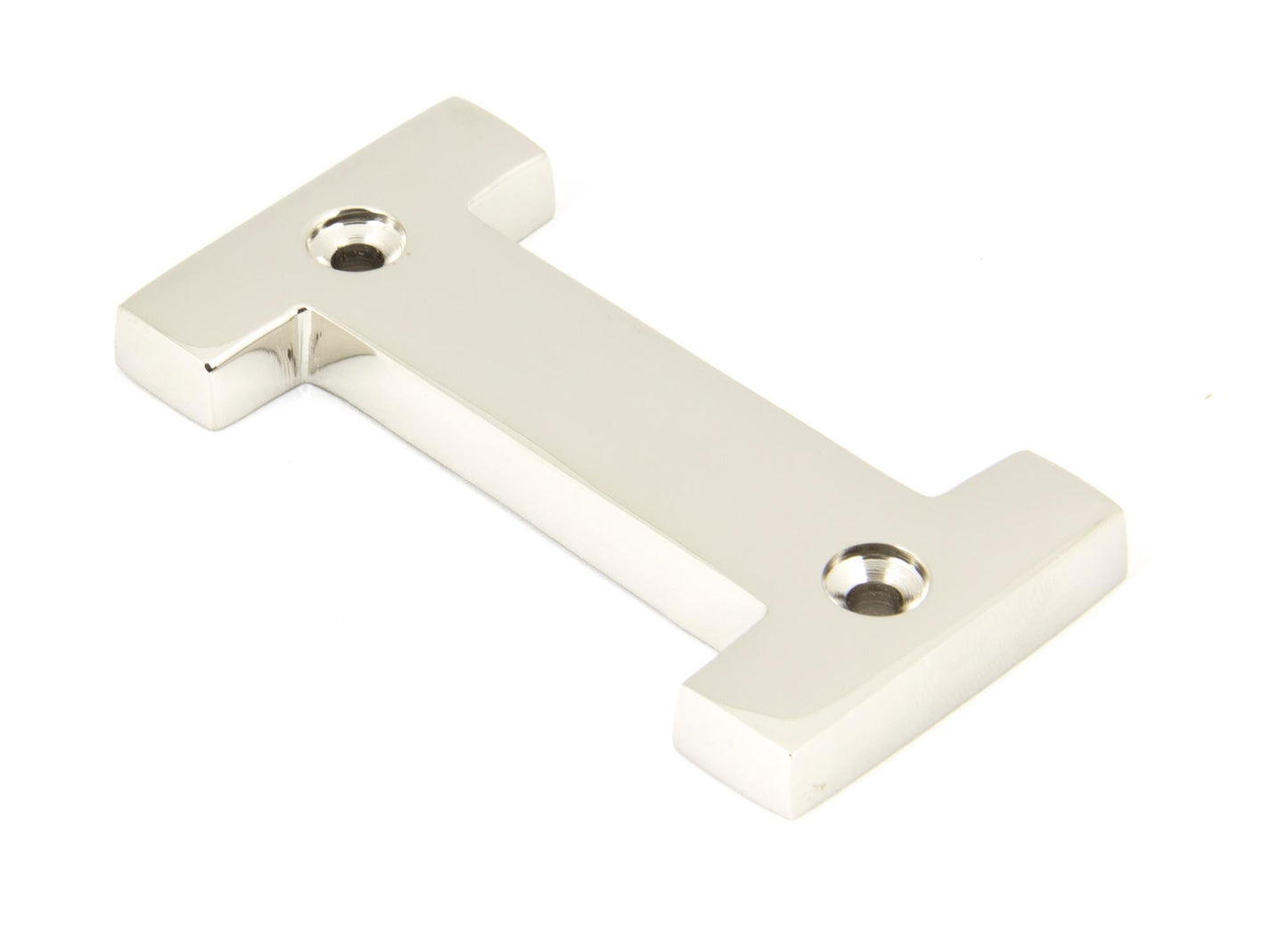 From The Anvil Polished Nickel Letter