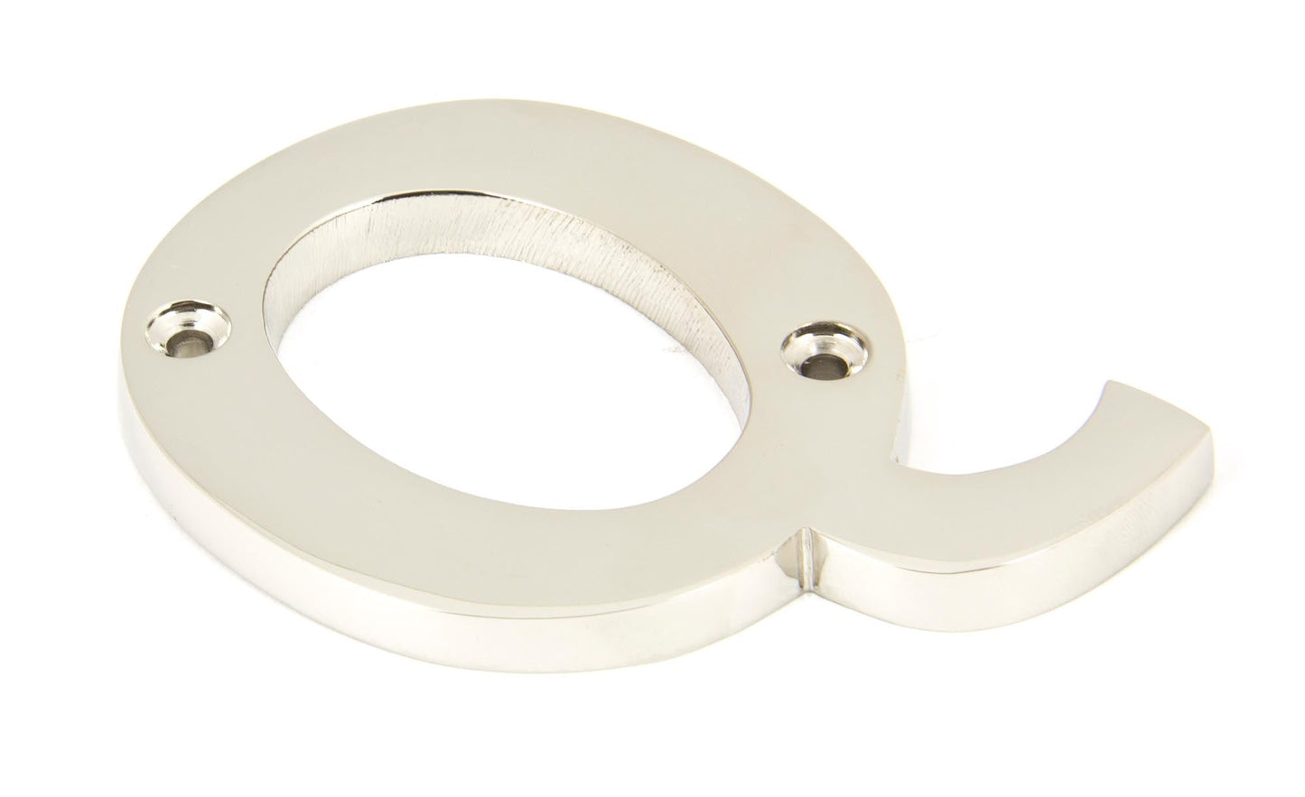 From The Anvil Polished Nickel Letter