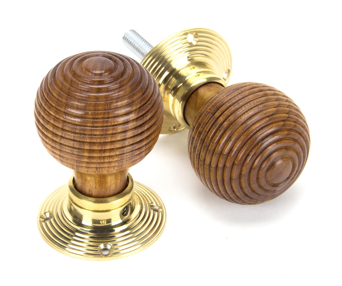 From The Anvil Wooden Beehive Mortice/Rim Knob Set