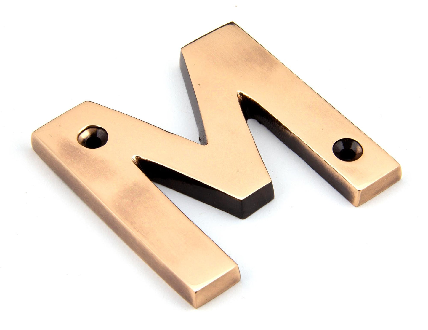 From The Anvil Polished Bronze Letter