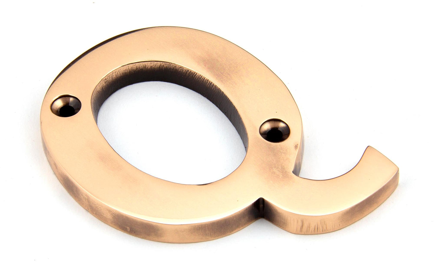 From The Anvil Polished Bronze Letter