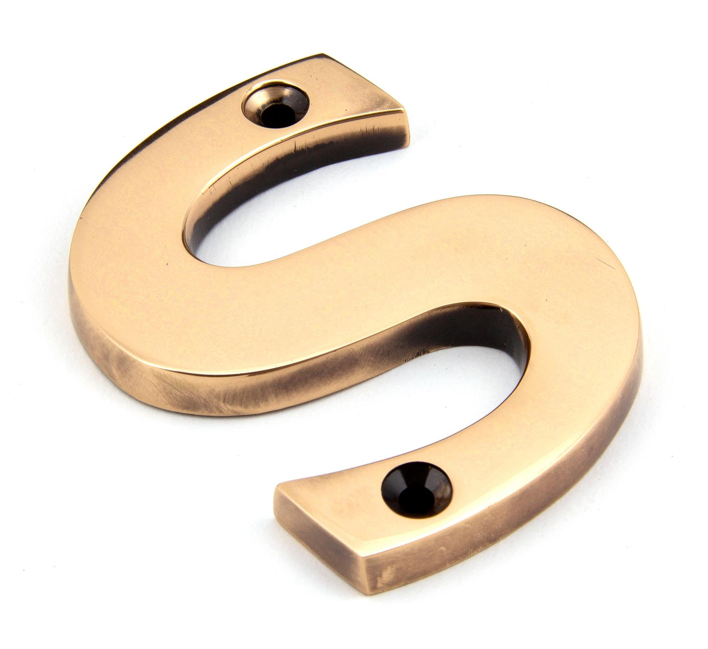 From The Anvil Polished Bronze Letter