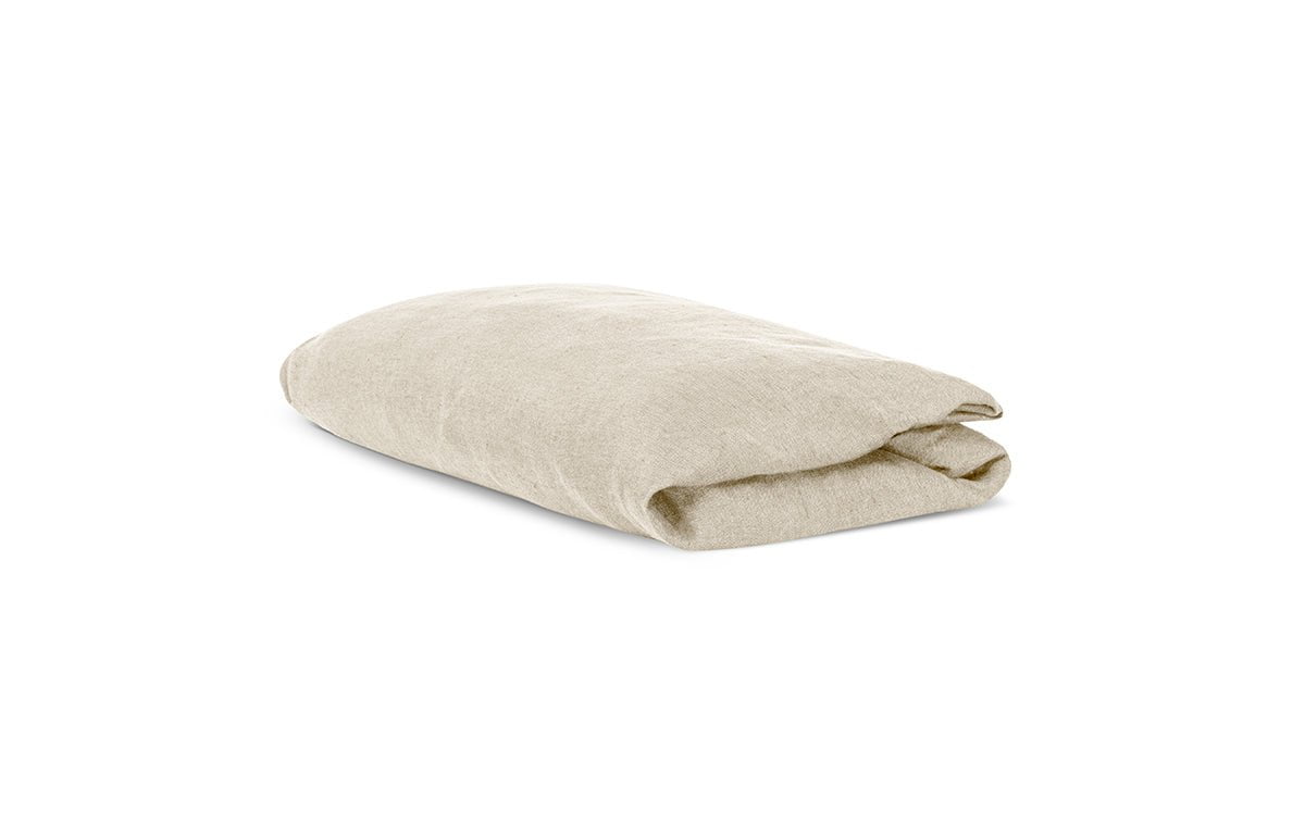Nkuku Adya Linen Fitted Sheet Natural