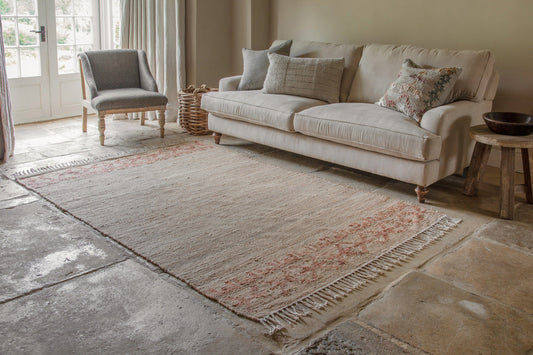 Nkuku Akari Jute & Cotton Rug Natural