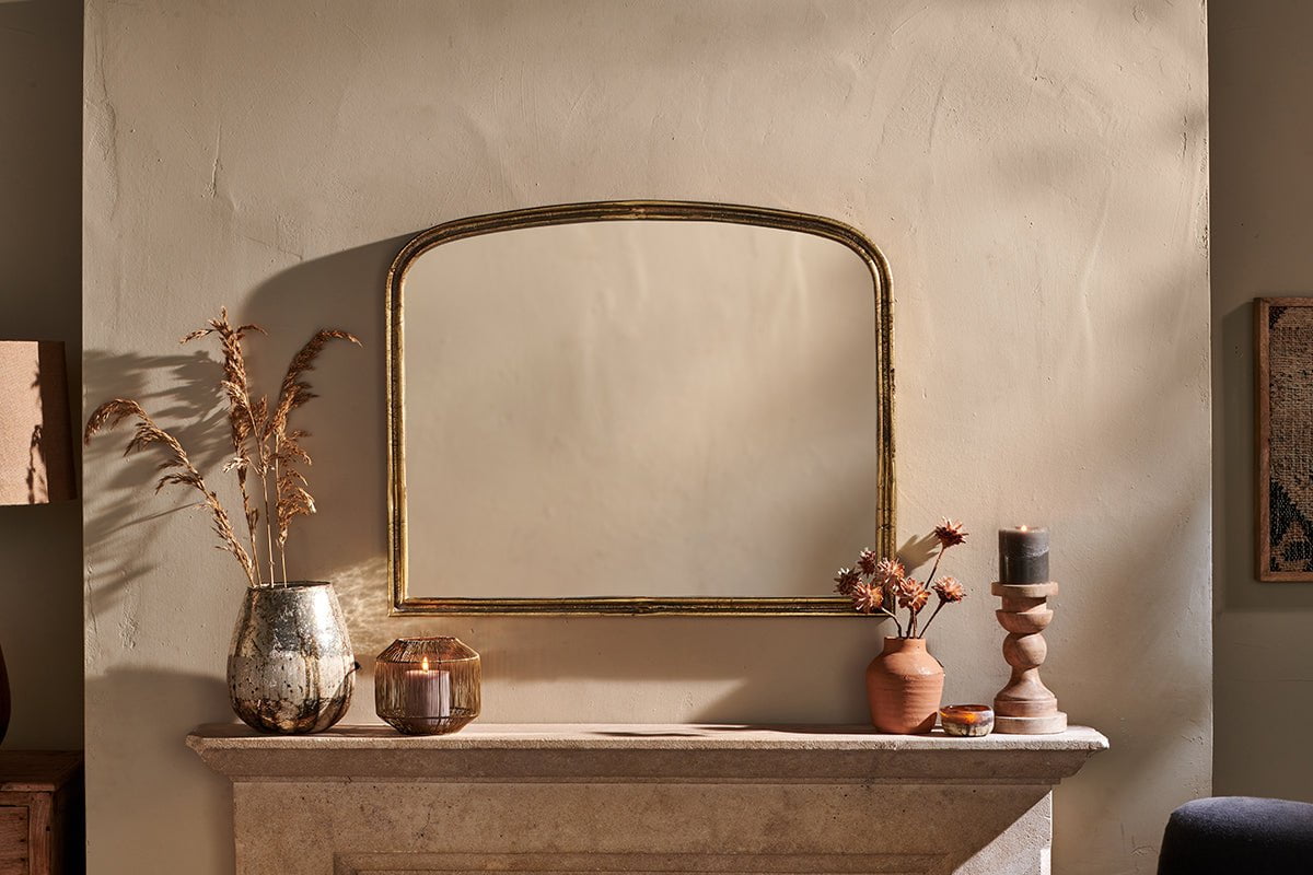 Nkuku Almora Arched Mirror Small