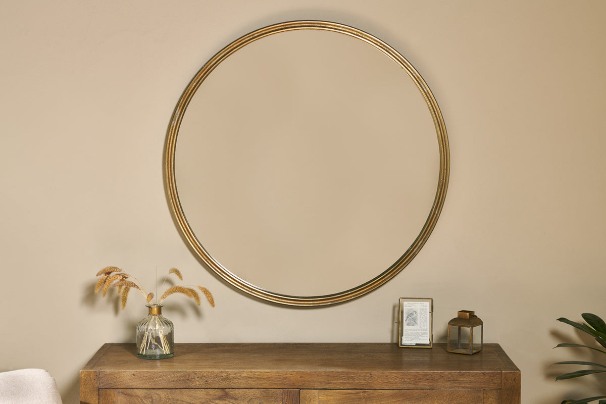 Nkuku Almora Round Mirror Large