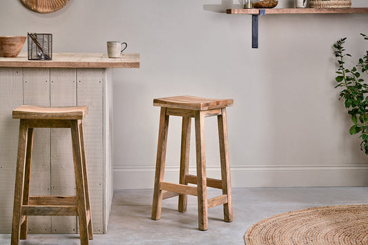 Nkuku Ambi Wooden Stool Tall