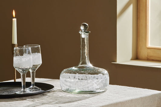 Nkuku Anara Etched Decanter