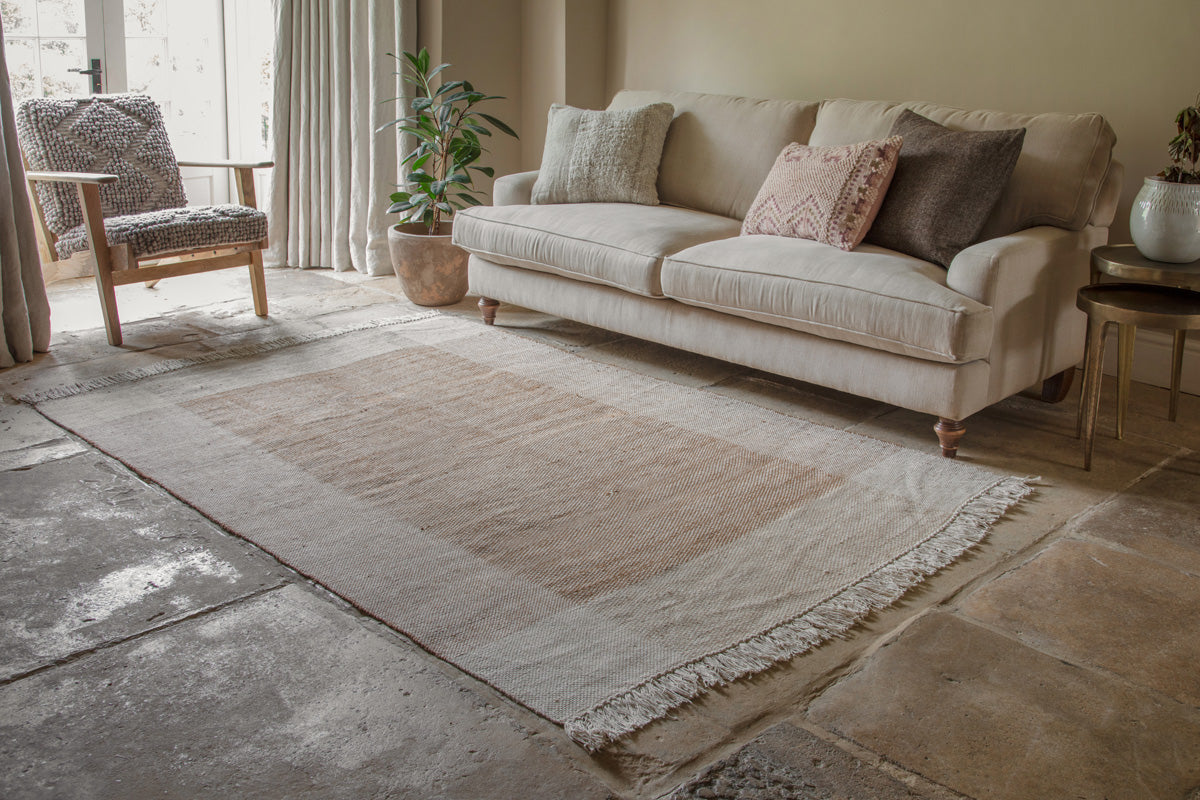 Nkuku Andro Jute & Cotton Rug Natural