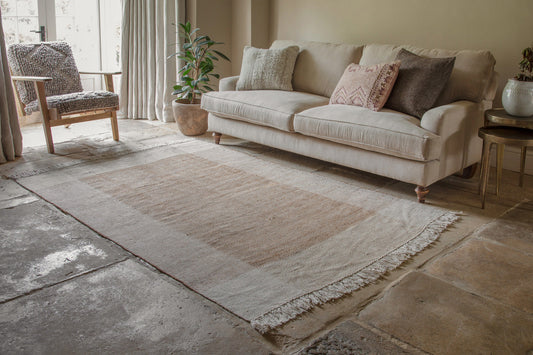 Nkuku Andro Jute & Cotton Rug Natural