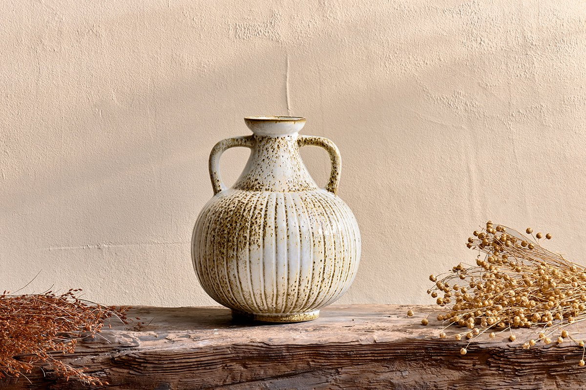 Nkuku Anjuna Reactive Glaze Decorative Jug