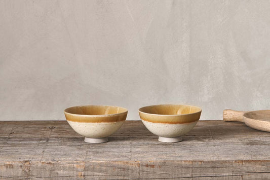 Nkuku Arici Bowls Sand (Set Of 2)
