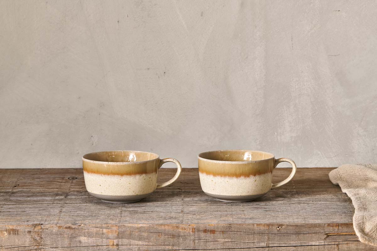 Nkuku Arici Mugs Sand Large (Set Of 2)