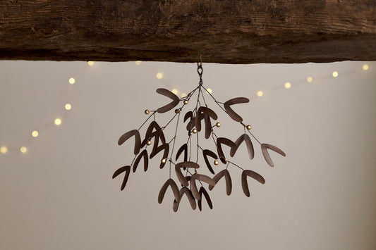 Nkuku Avni Mistletoe Antique Brass