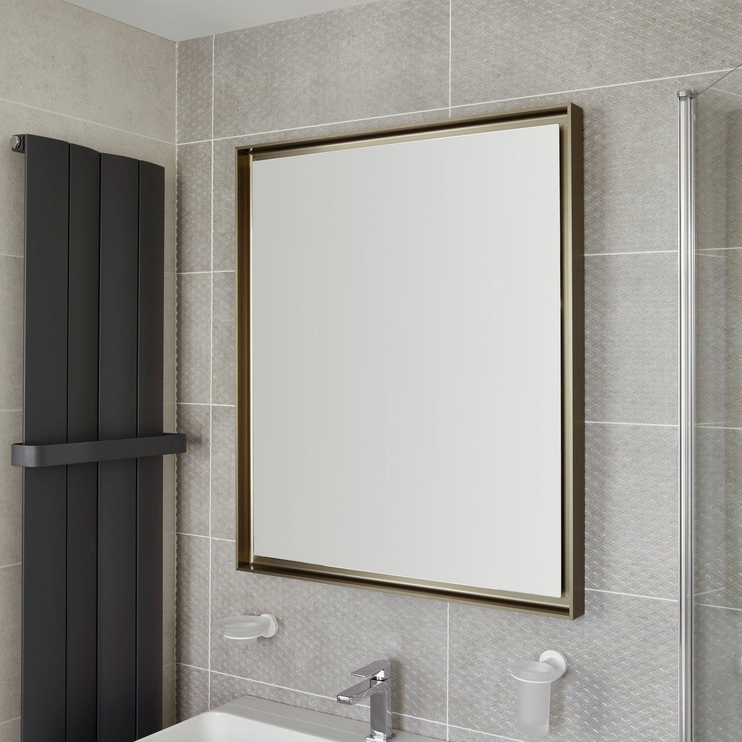 Origins Living Brooklyn Mirror 60 60x80cm Brushed Bronze