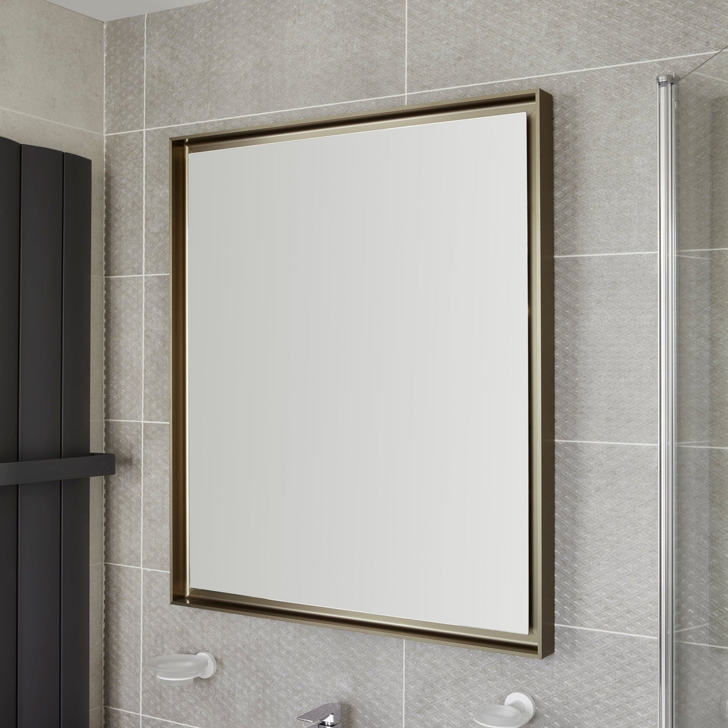 Origins Living Brooklyn Mirror 75 75x90cm Brushed Bronze