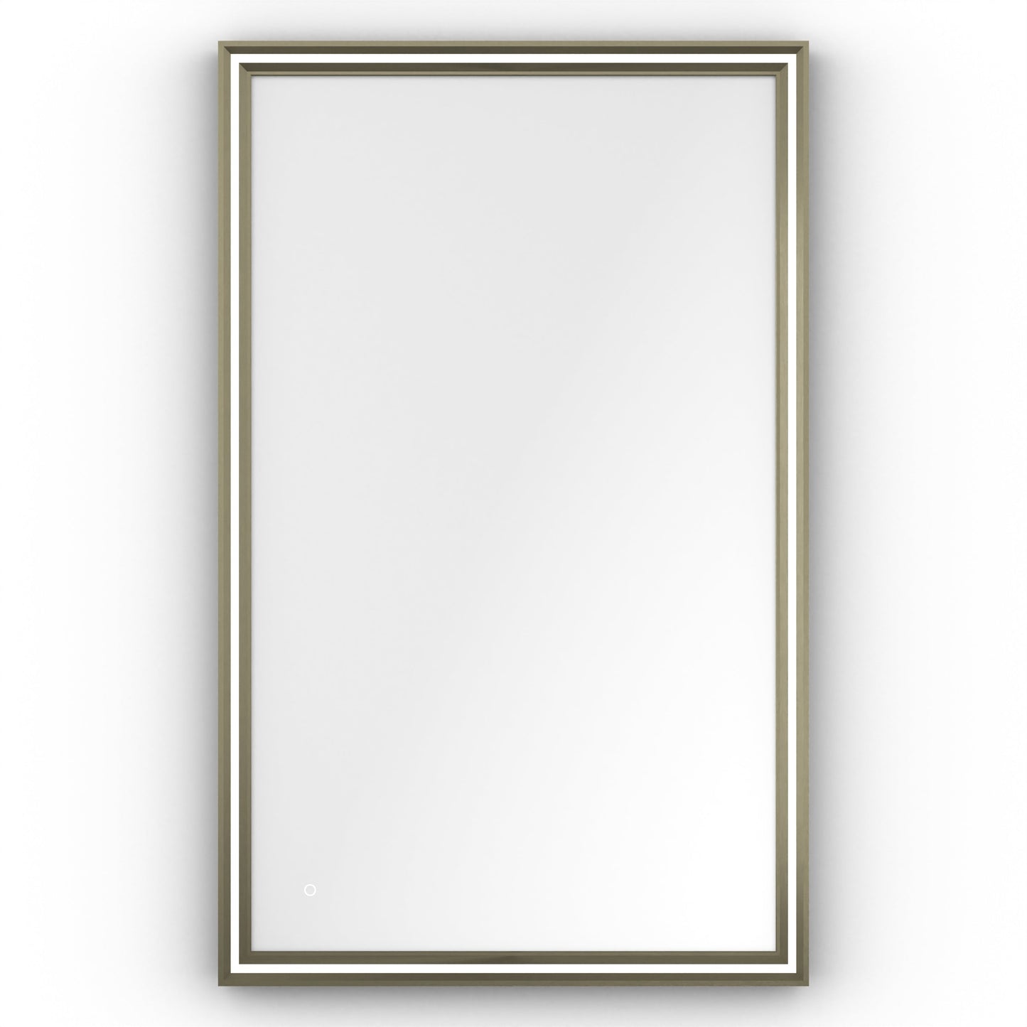 Origins Living Lexington Led Illuminated Mirror 120 Brushed Bronze 1200 X 750mm