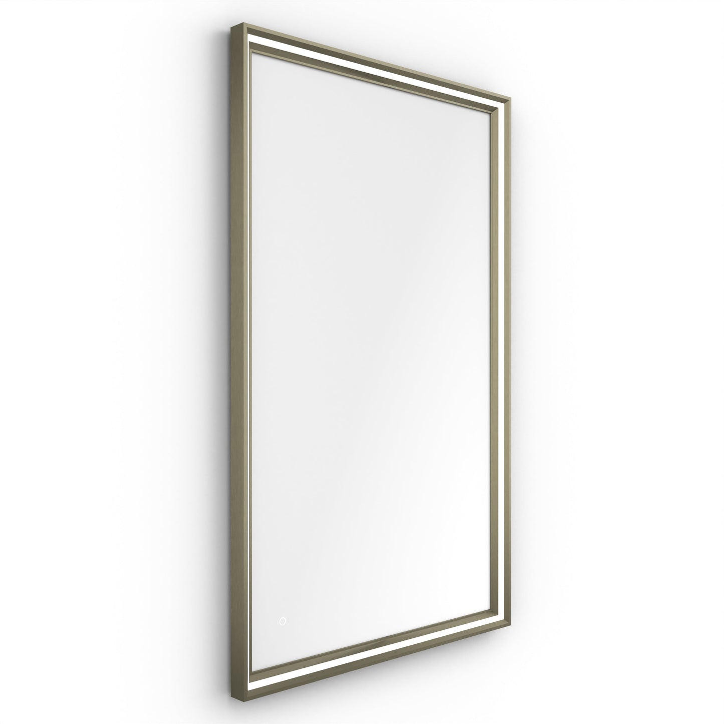 Origins Living Lexington Led Illuminated Mirror 120 Brushed Bronze 1200 X 750mm