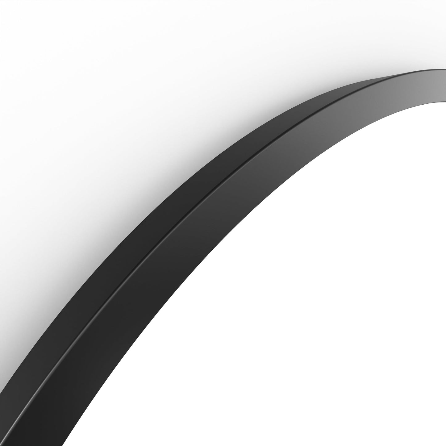 Origins Living Docklands Round Mirror 60cm Matt Black