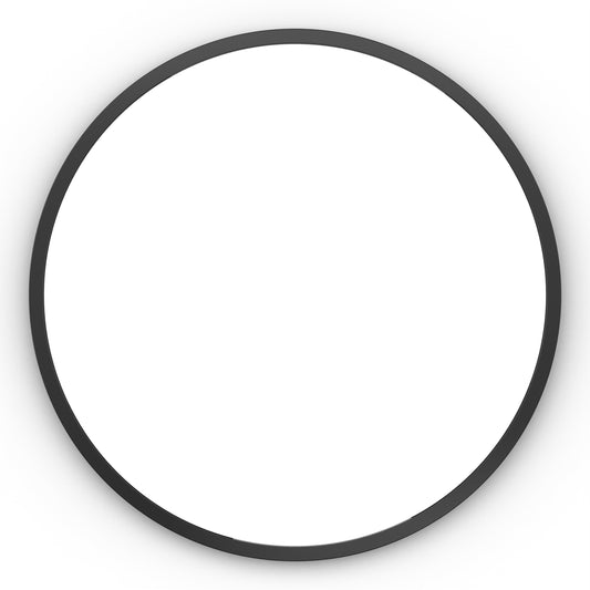 Origins Living Docklands Round Mirror 60cm Matt Black