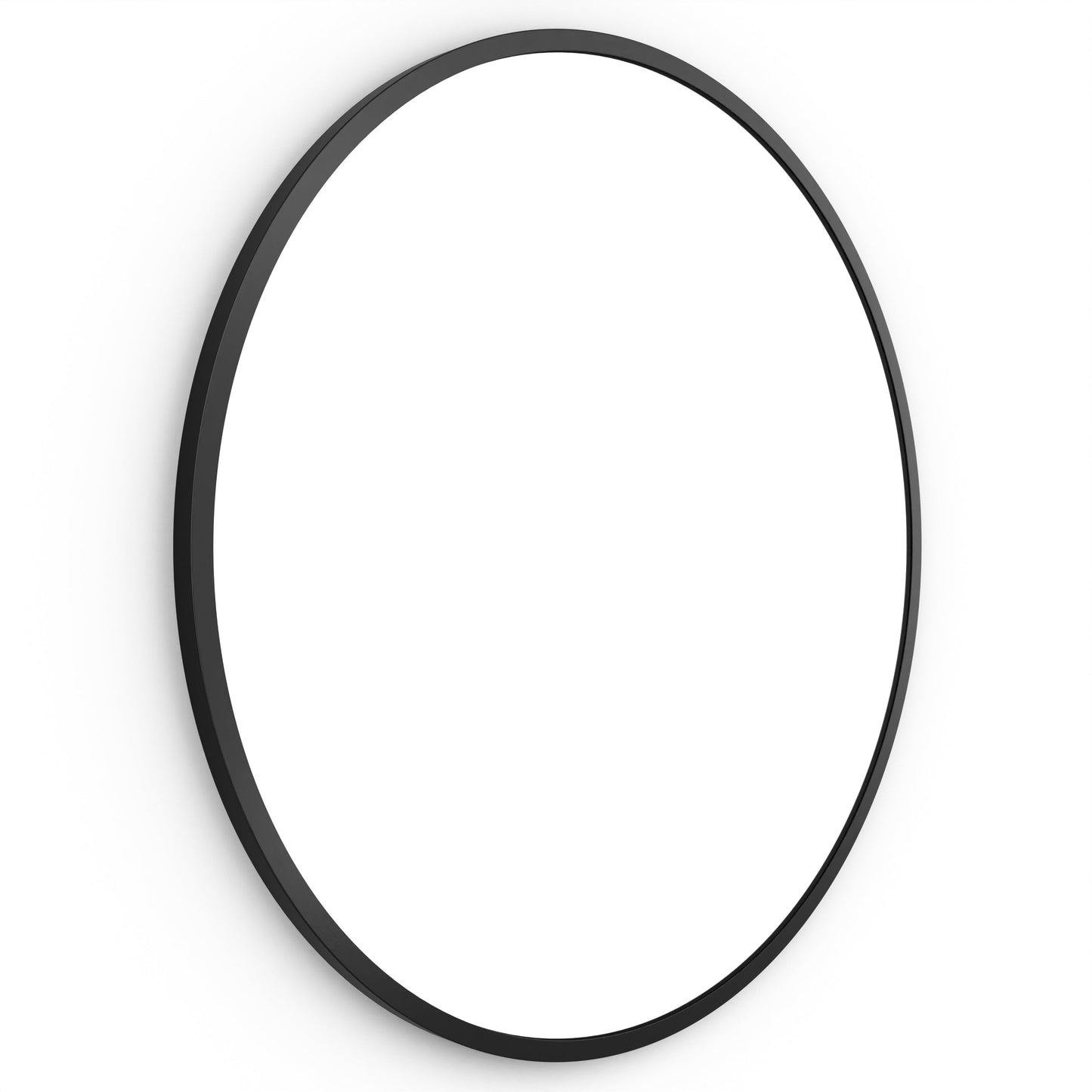 Origins Living Docklands Round Mirror 80cm Matt Black