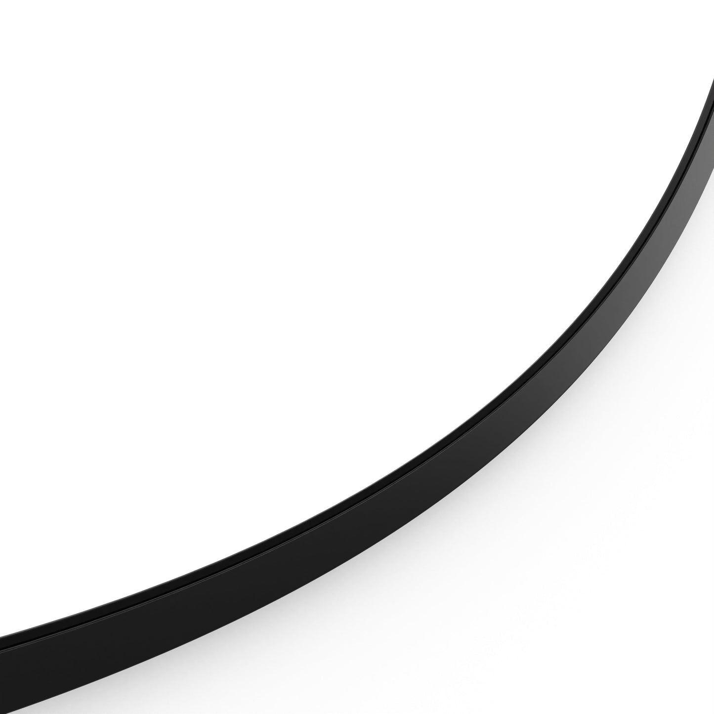 Origins Living Docklands Round Mirror 80cm Matt Black