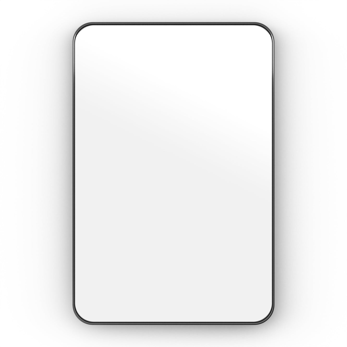 Origins Living City Rectangular Mirror 50x75cm Matt Black