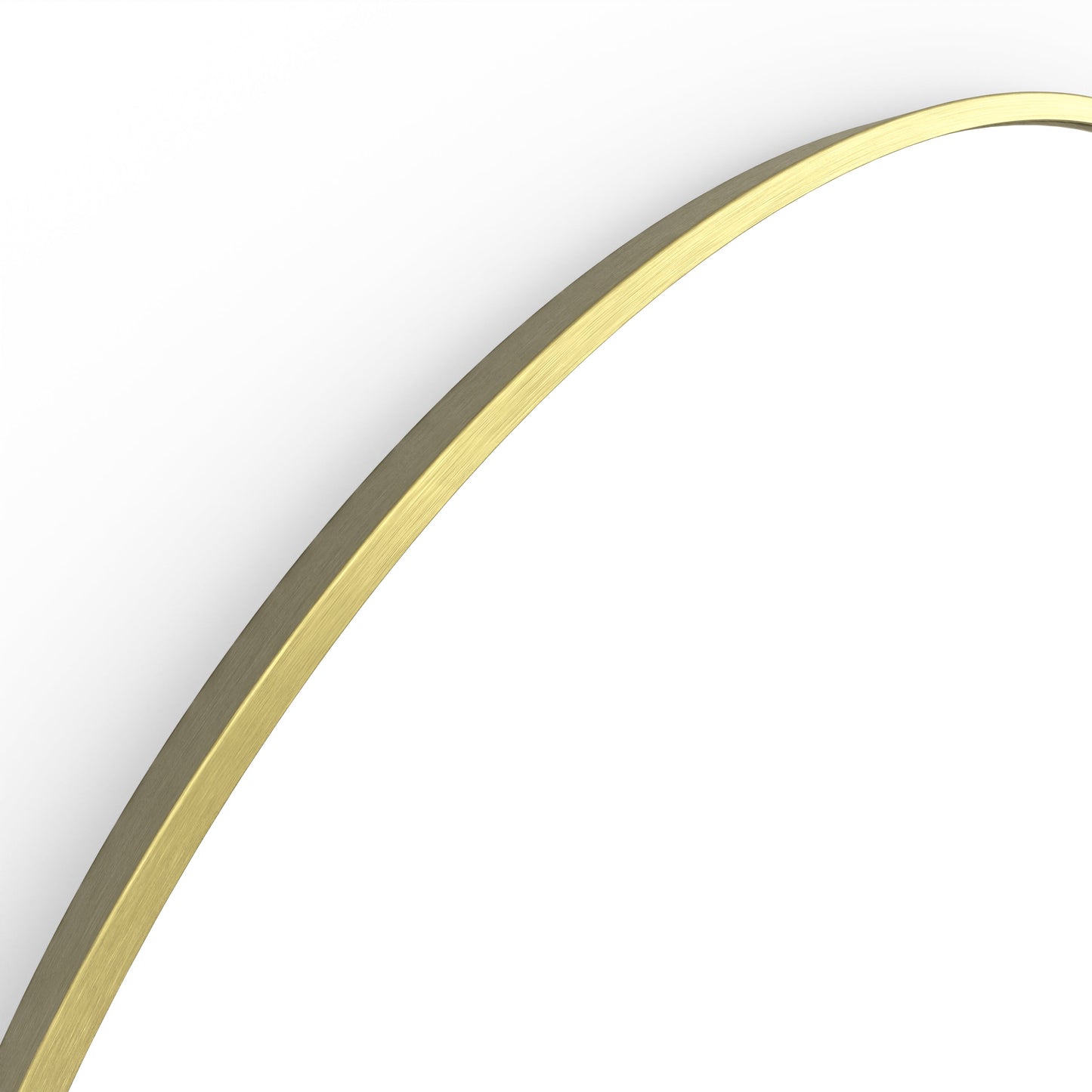 Origins Living Docklands Round Mirror 80cm Brushed Brass